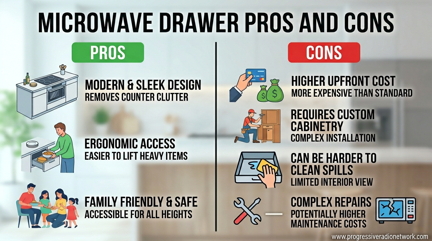 Microwave Drawer Pros and Cons