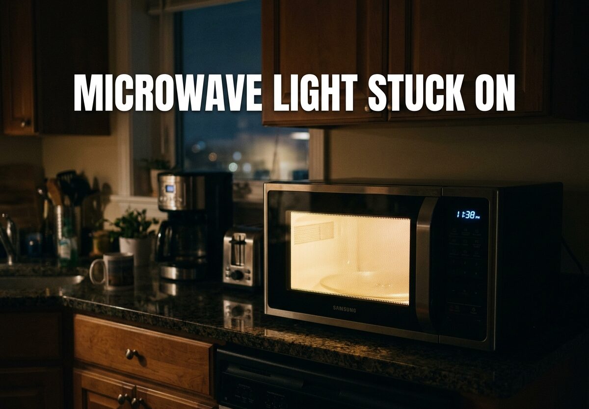 Microwave Light Stuck On