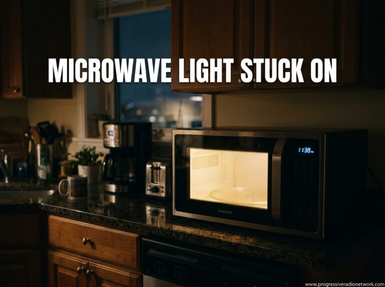 Microwave Light Stuck On