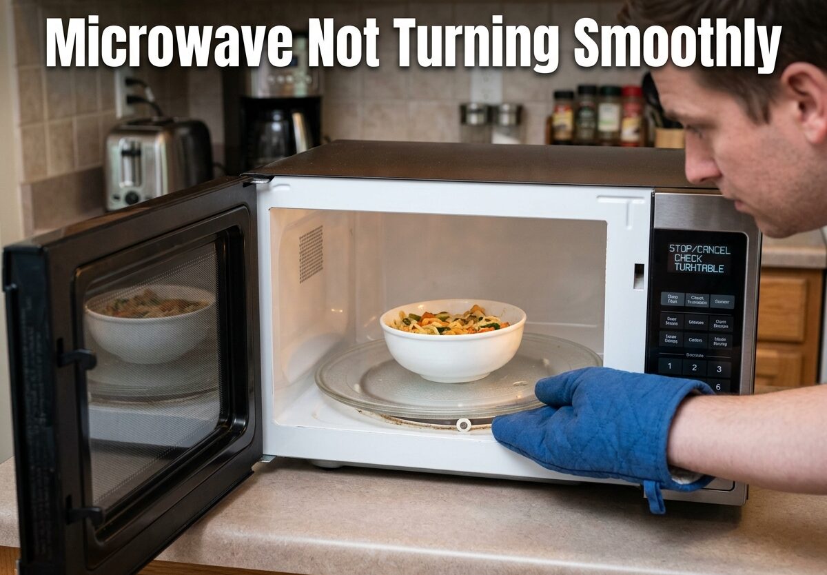 Microwave Not Turning Smoothly
