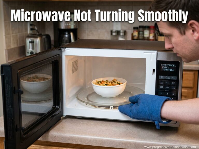 Microwave Not Turning Smoothly