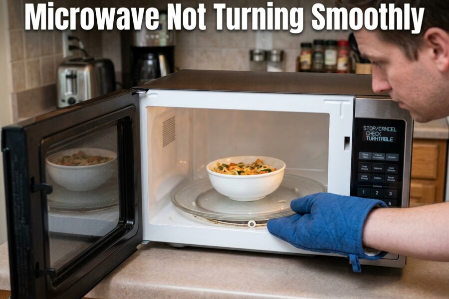 Microwave Not Turning Smoothly