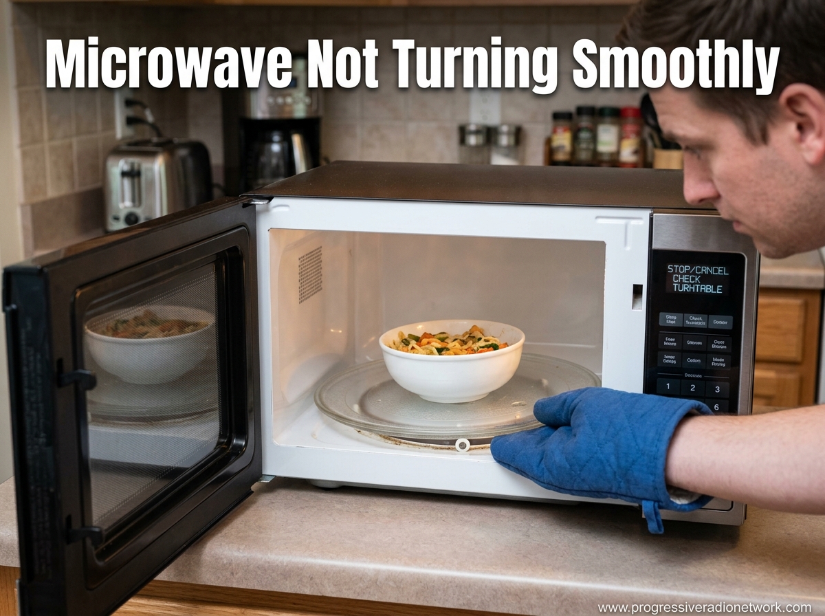 Microwave Not Turning Smoothly