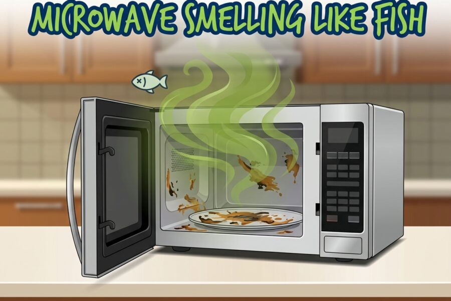 Microwave Smelling Like Fish
