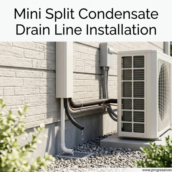 Mini Split Condensate Drain Line Installation