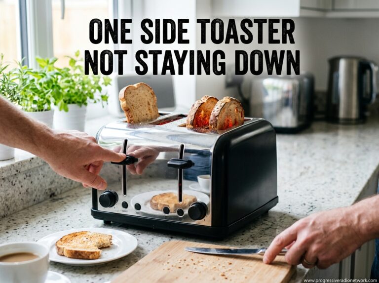 One Side Toaster Not Staying Down