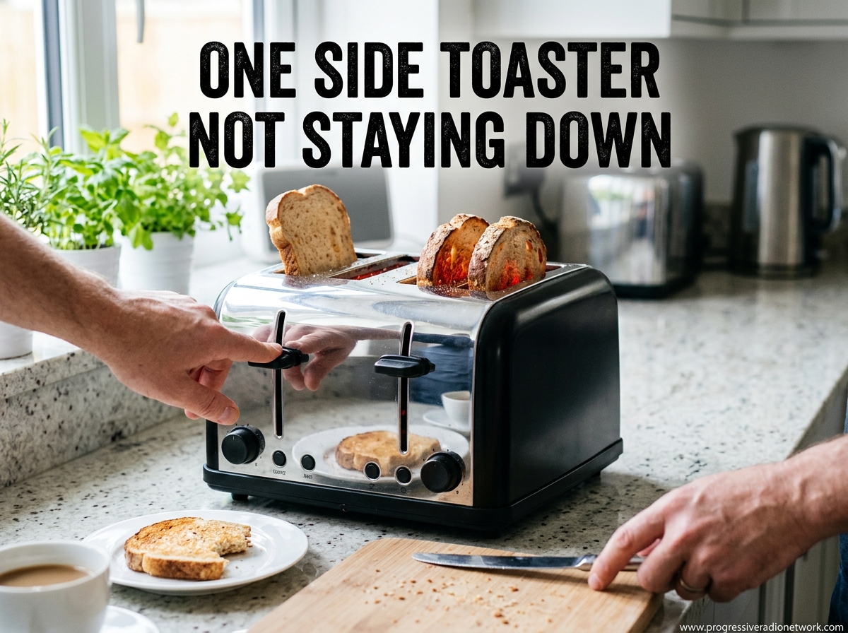 One Side Toaster Not Staying Down