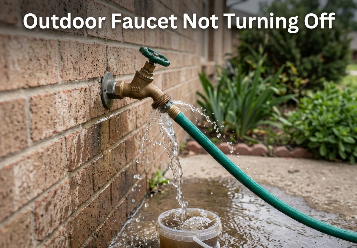 Outdoor Faucet Not Turning Off