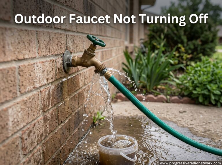 Outdoor Faucet Not Turning Off