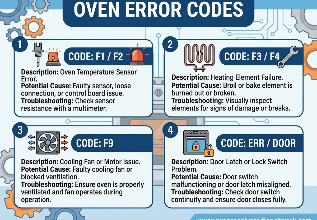 Oven Error Codes