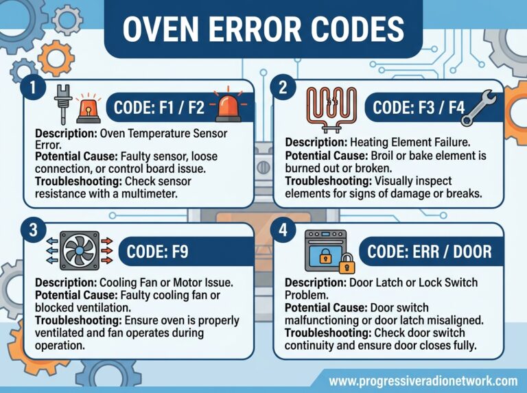 Oven Error Codes