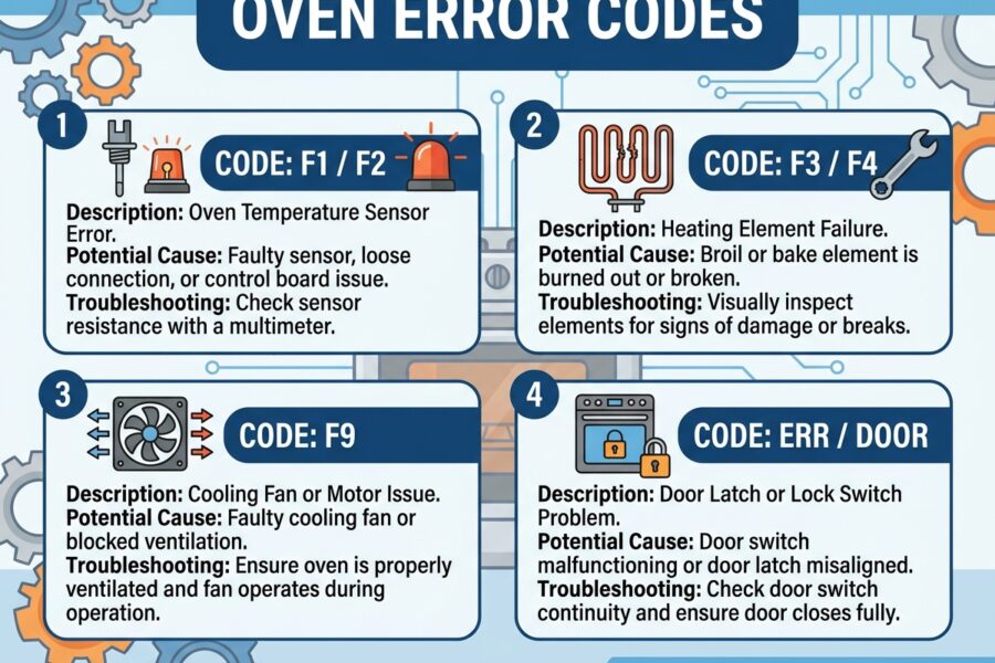 Oven Error Codes