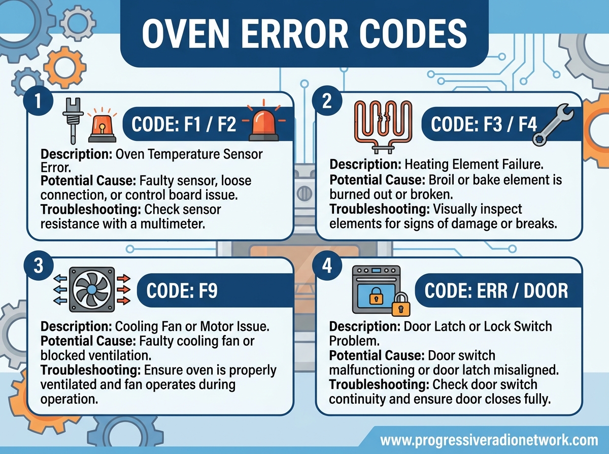 Oven Error Codes 2026: Complete Troubleshooting Guide