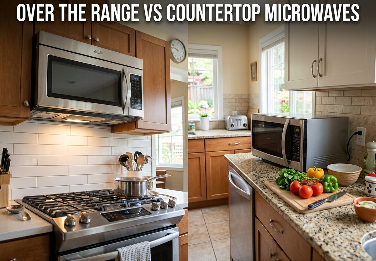 Over The Range Vs Countertop Microwaves