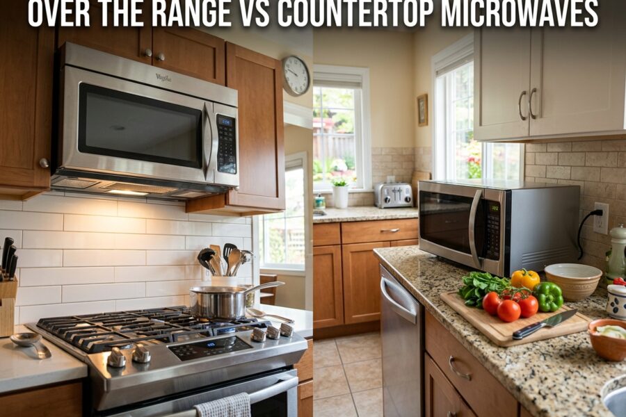 Over The Range Vs Countertop Microwaves