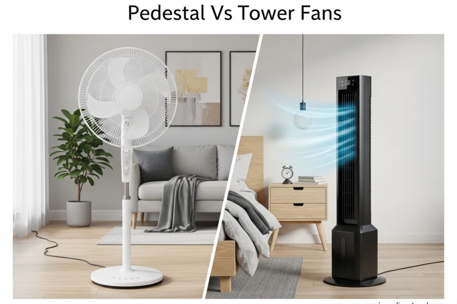 Pedestal Vs Tower Fans