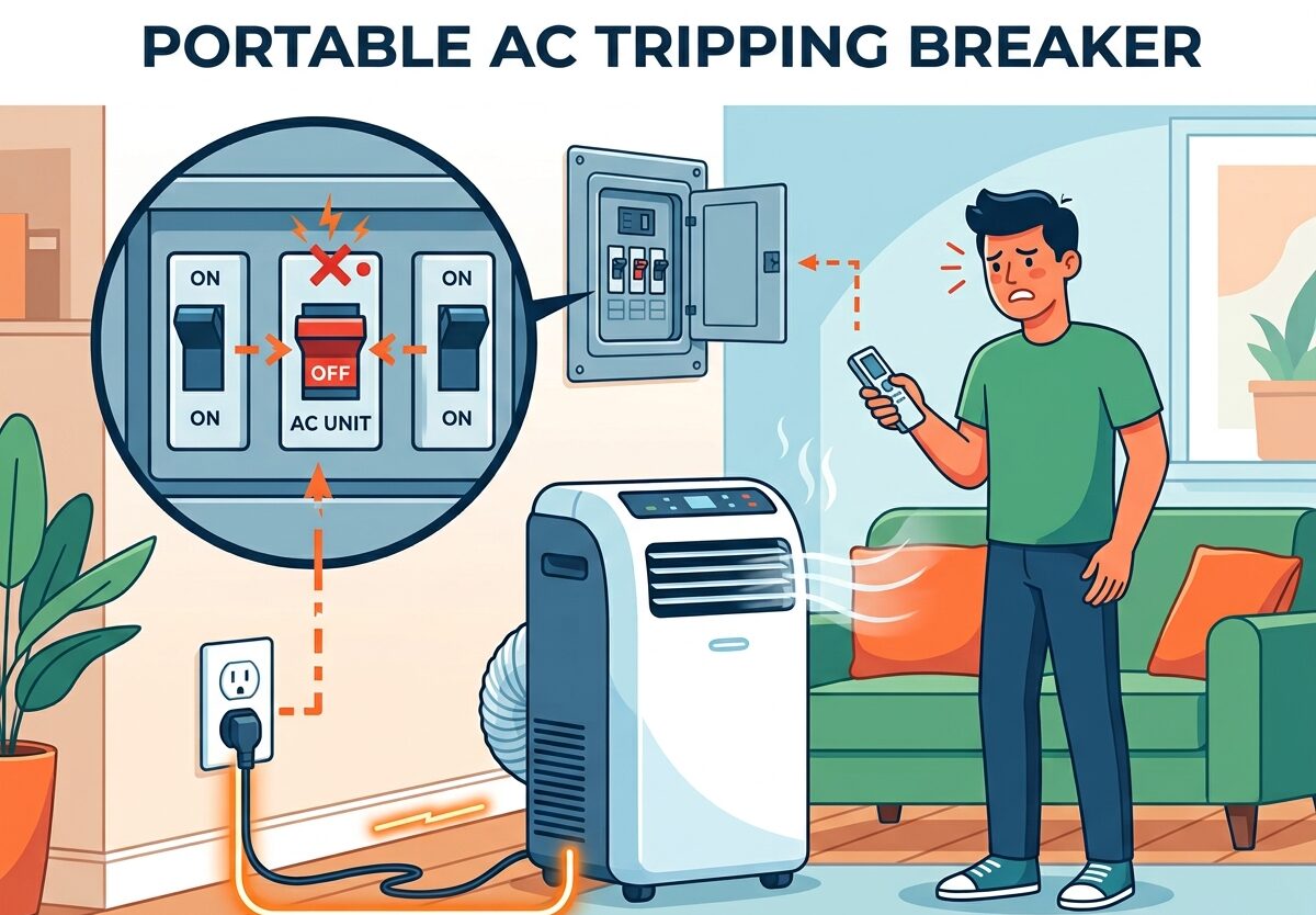 Portable AC Tripping Breaker
