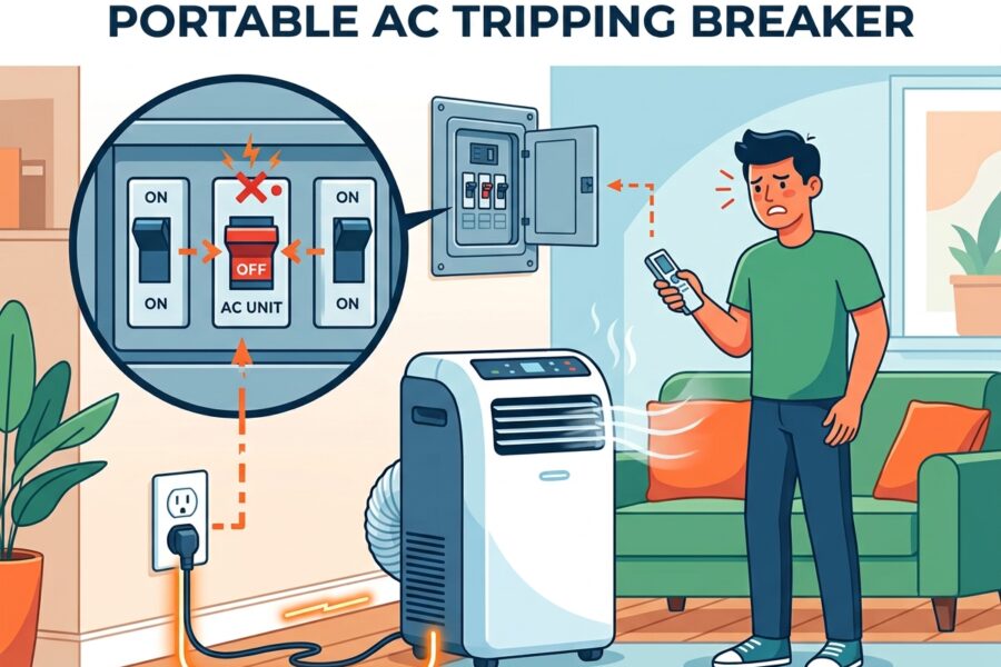 Portable AC Tripping Breaker