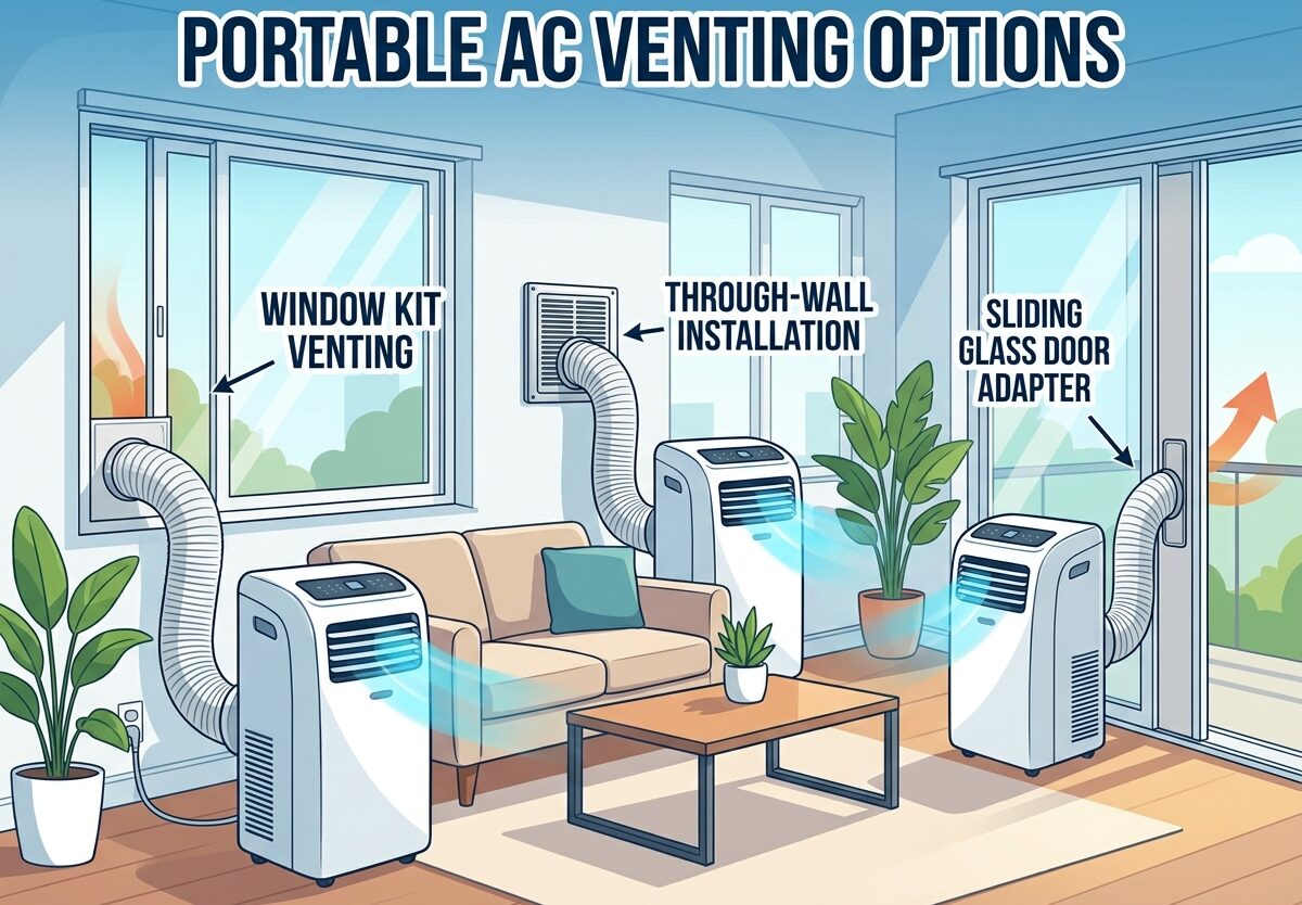 Portable AC Venting Options