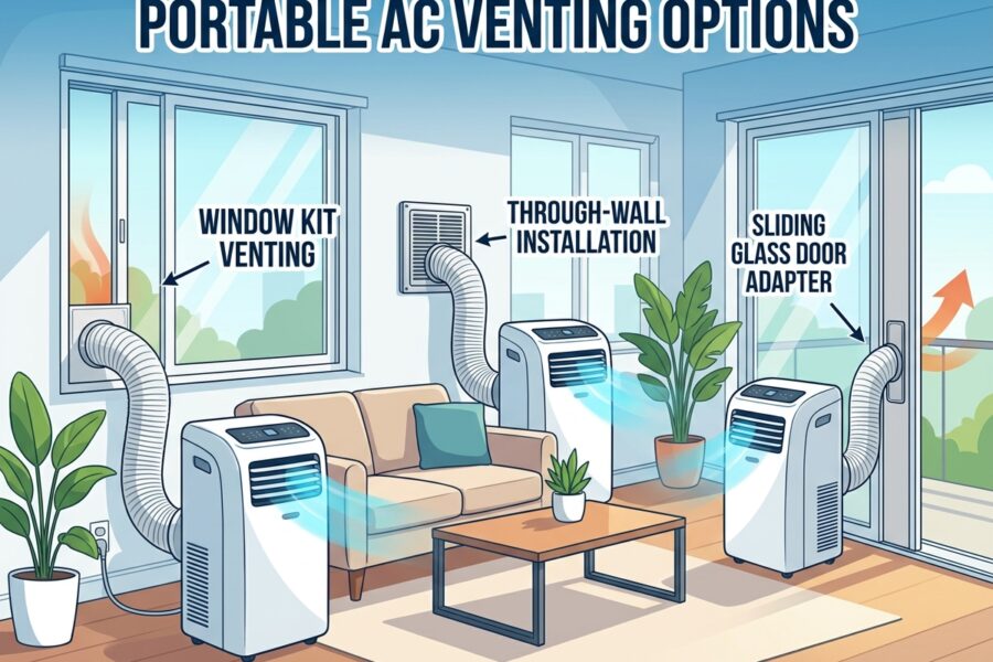 Portable AC Venting Options