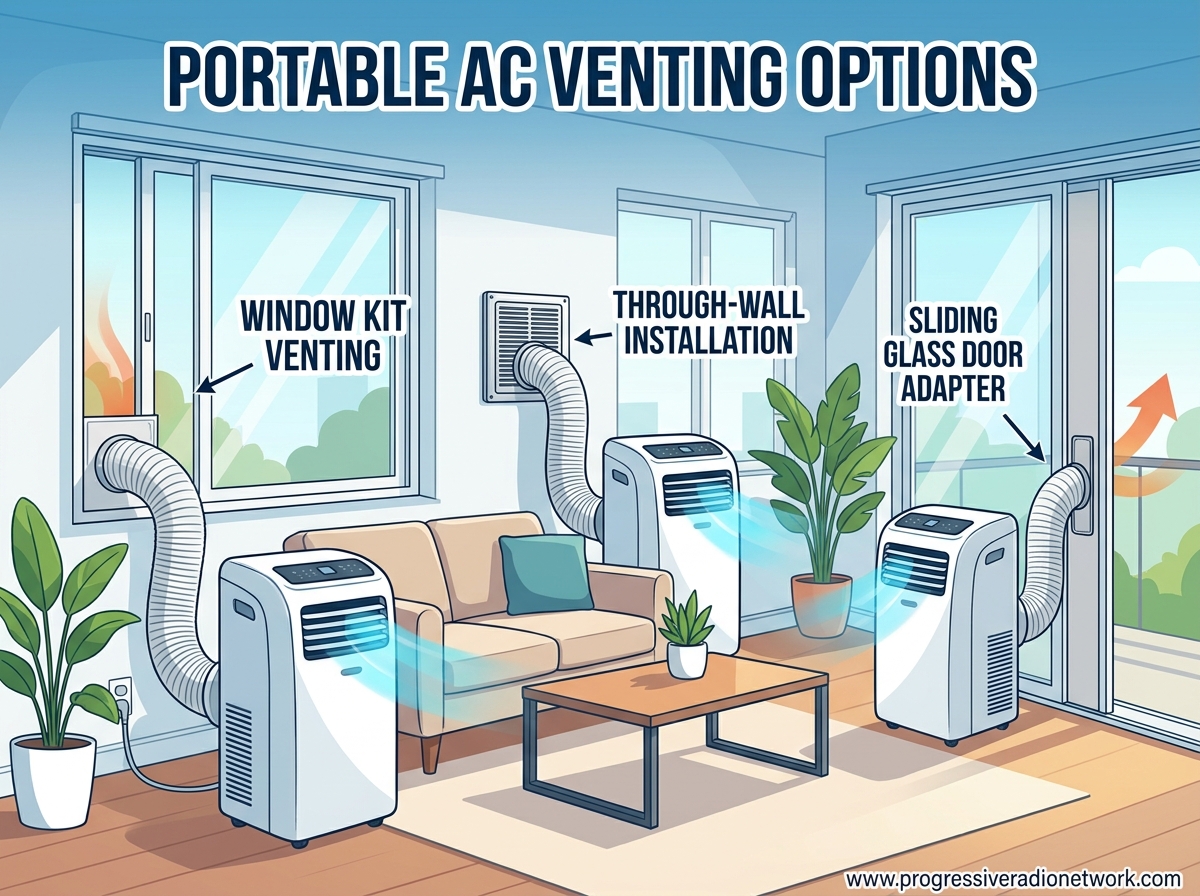 Portable AC Venting Options