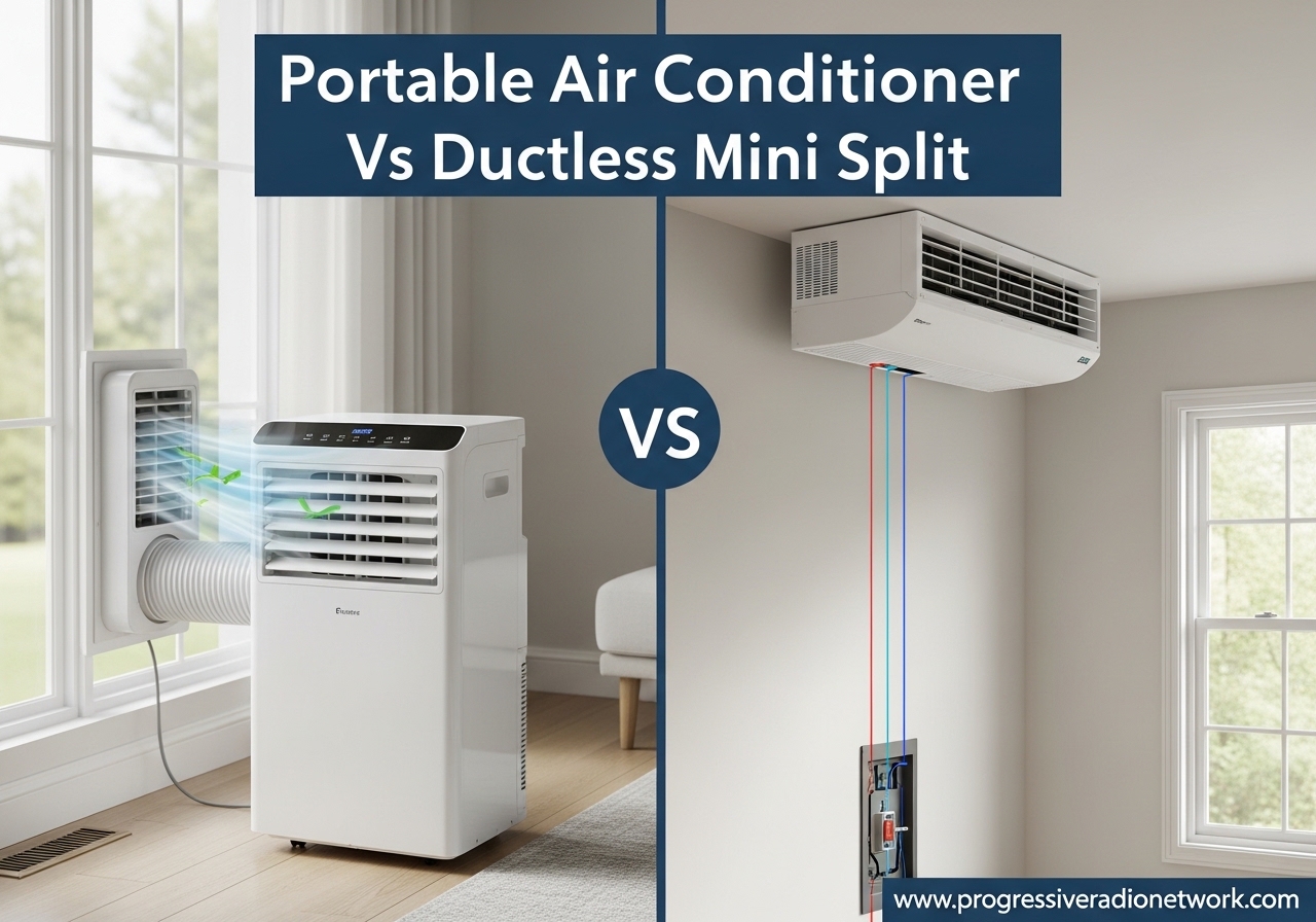 Portable Air Conditioner Vs Ductless Mini Split