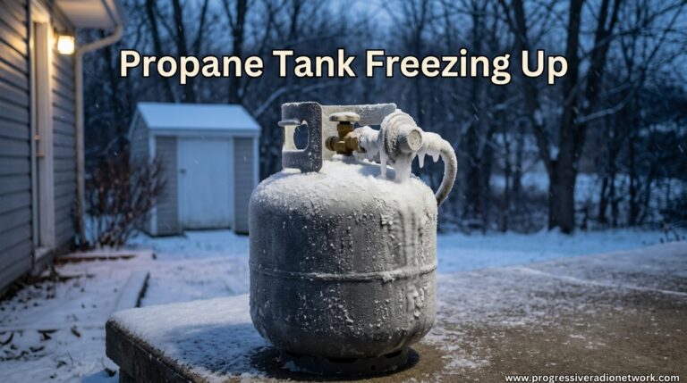 Propane Tank Freezing Up
