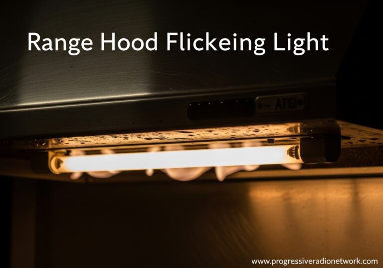 Range Hood Flickering Light