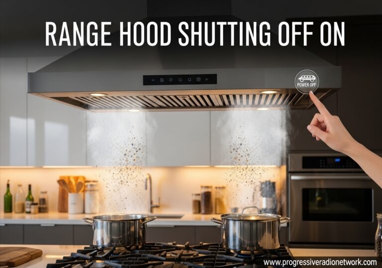 Range Hood Shutting Off On