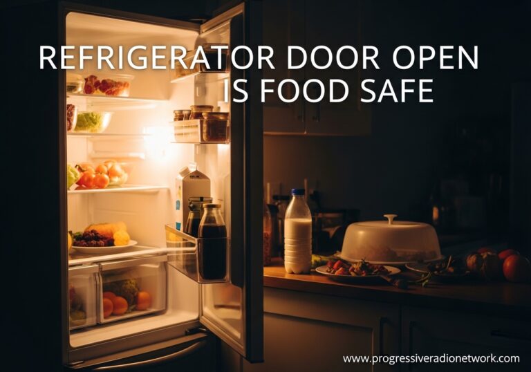 Refrigerator Door Open Is Food Safe