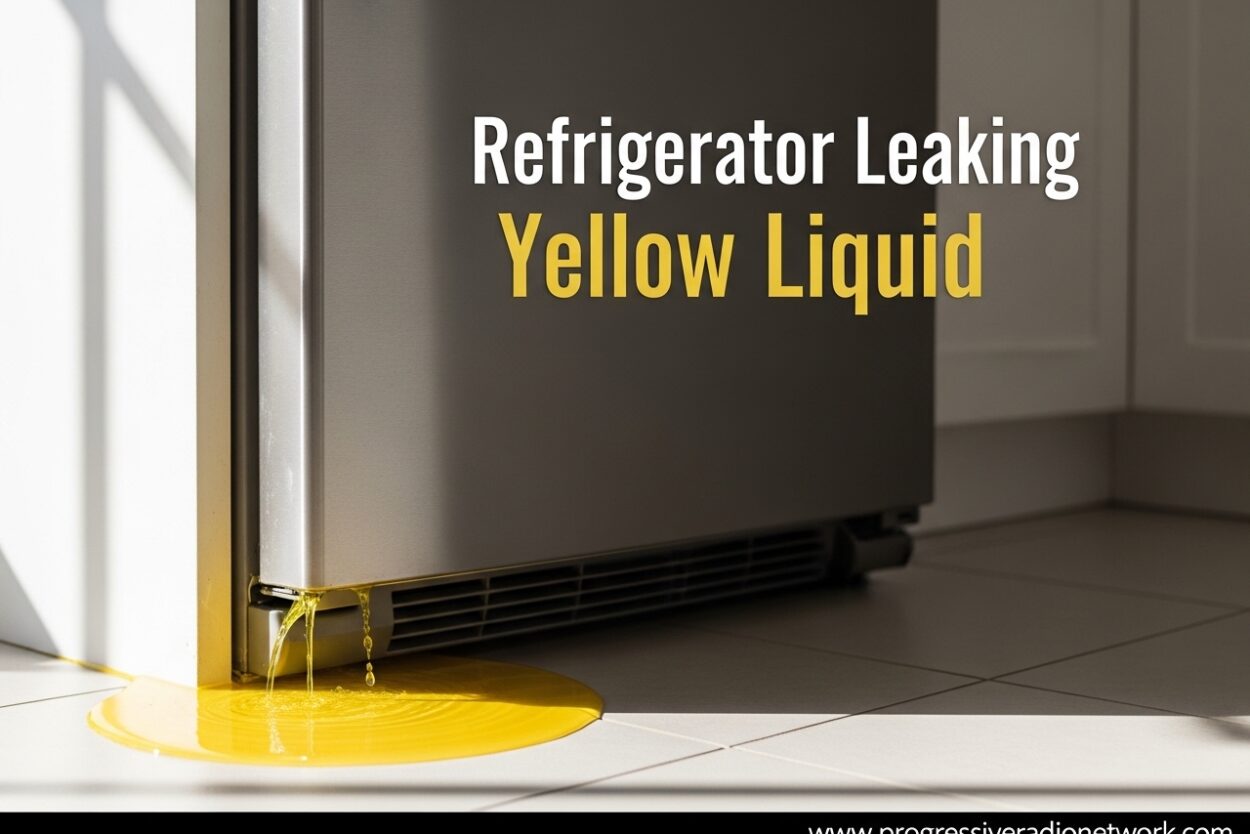 Refrigerator Leaking Yellow Liquid