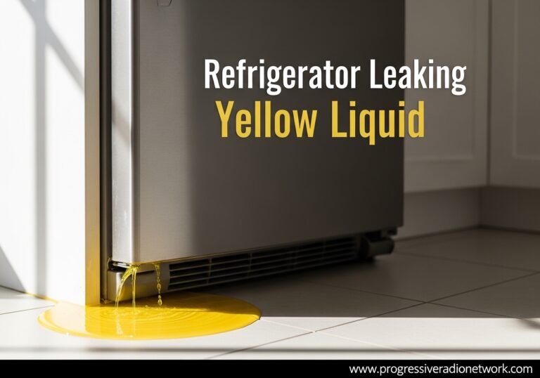 Refrigerator Leaking Yellow Liquid