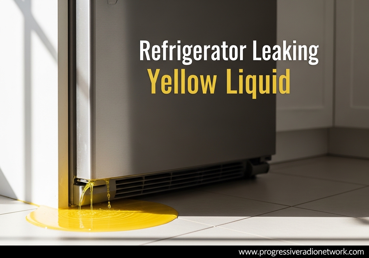 Refrigerator Leaking Yellow Liquid