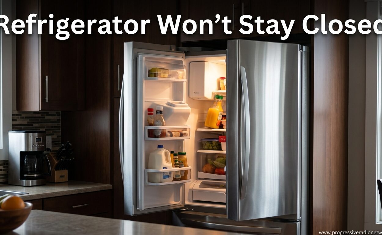 Refrigerator Won't Stay Closed