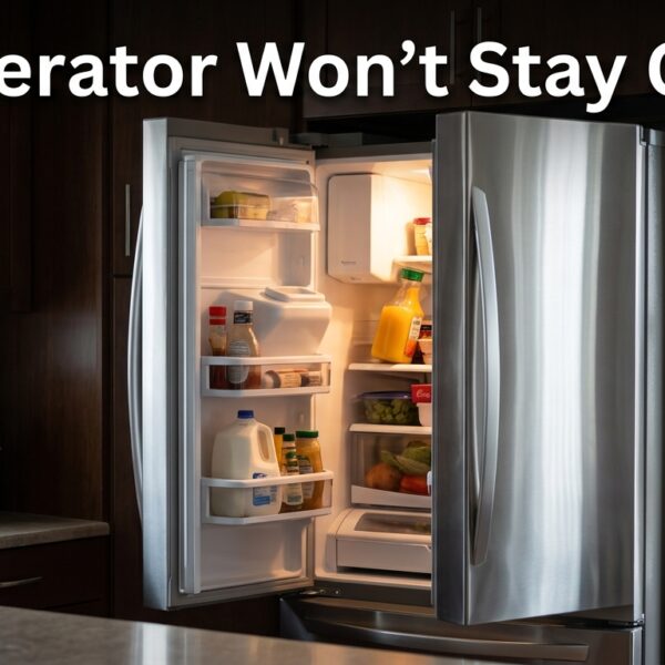 Refrigerator Won't Stay Closed