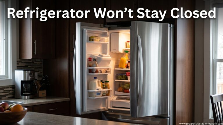 Refrigerator Won't Stay Closed