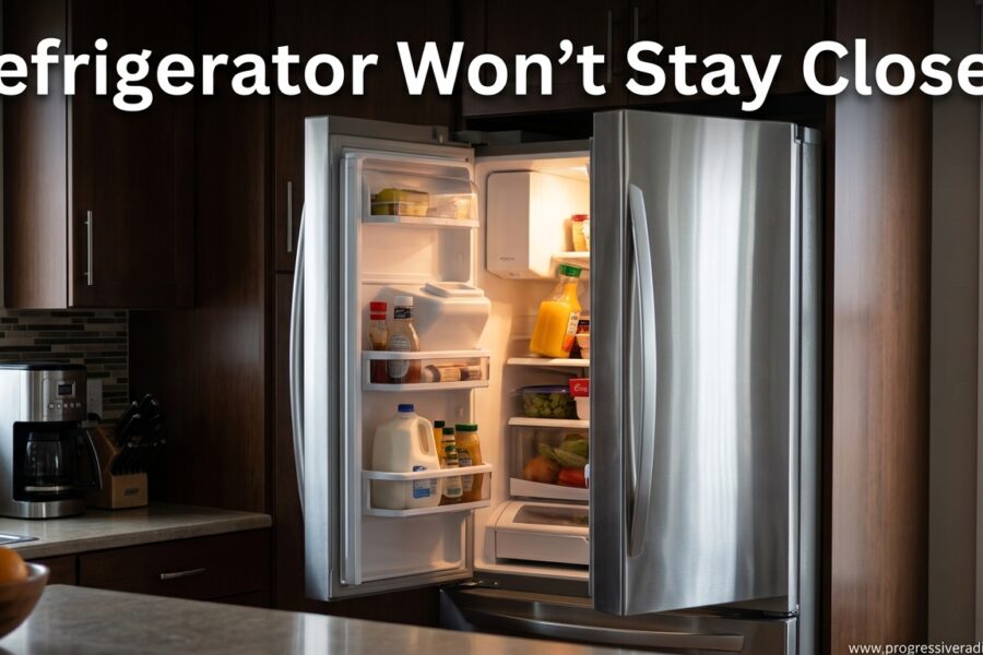 Refrigerator Won't Stay Closed