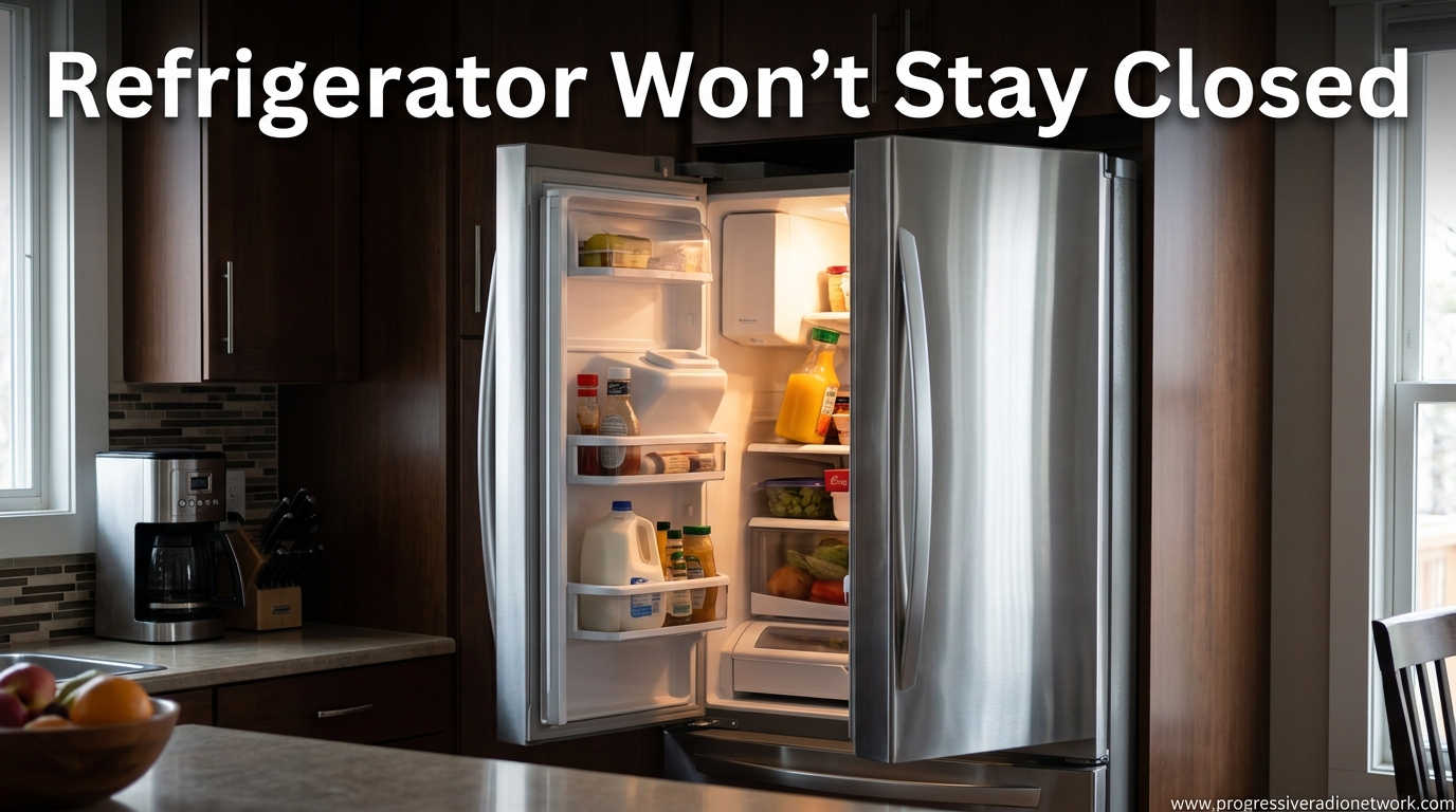 Refrigerator Won't Stay Closed