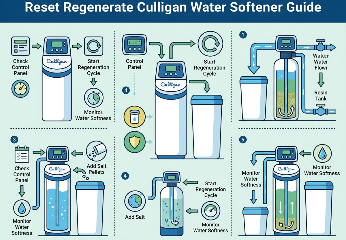 Reset Regenerate Culligan Water Softener Guide