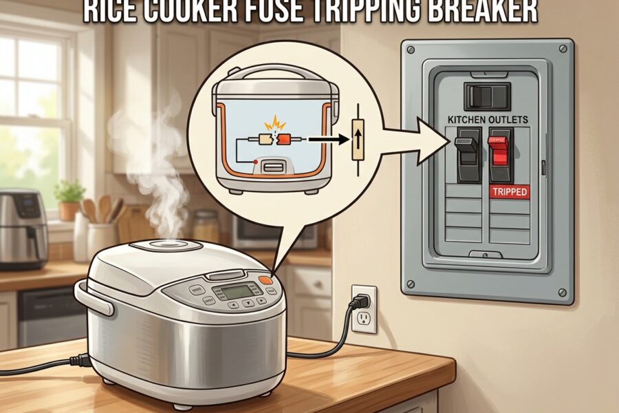 Rice Cooker Fuse Tripping Breaker