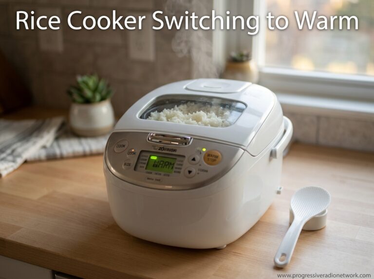 Rice Cooker Switching to Warm
