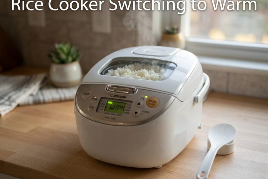 Rice Cooker Switching to Warm