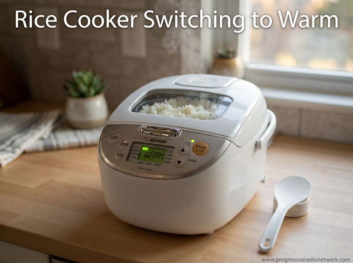 Rice Cooker Switching to Warm