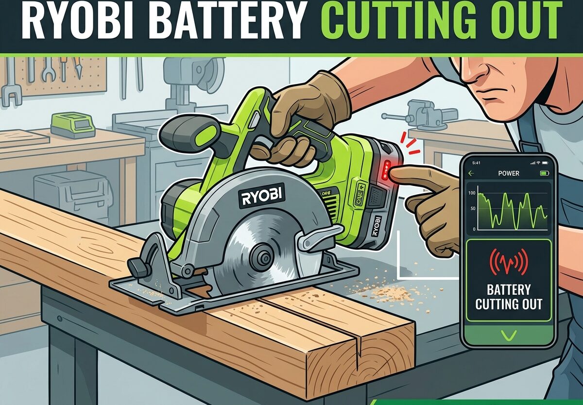 Ryobi Battery Cutting Out
