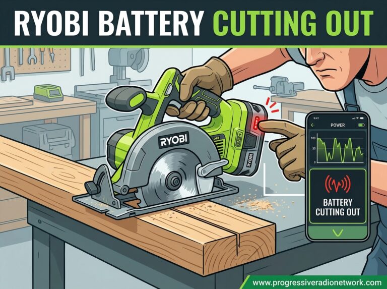 Ryobi Battery Cutting Out