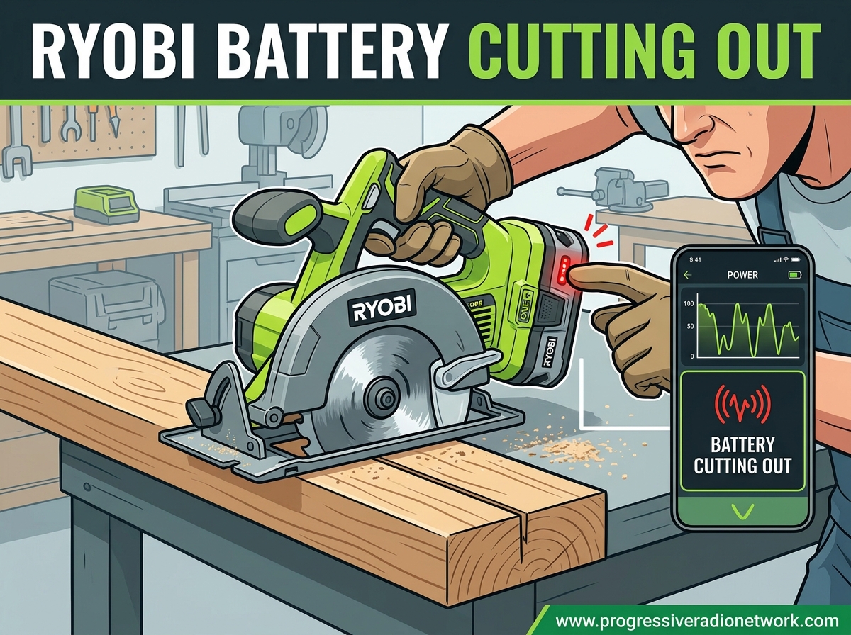 Ryobi Battery Cutting Out