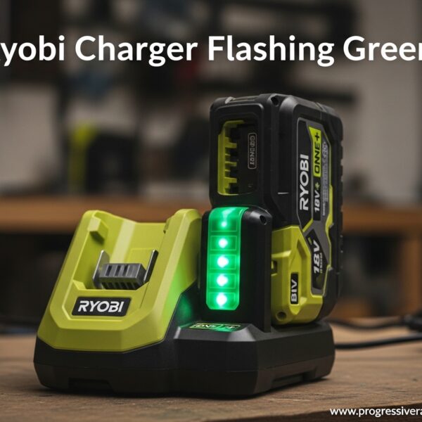 Ryobi Charger Flashing Green