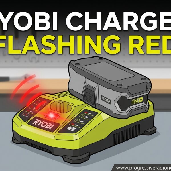 Ryobi Charger Flashing Red