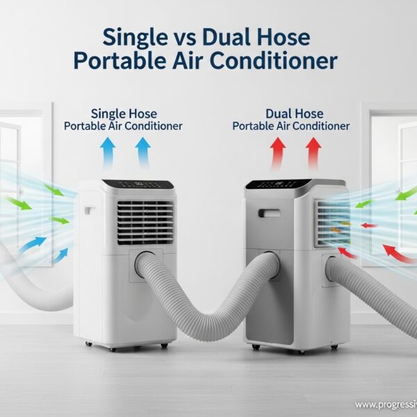 Single vs Dual Hose Portable Air Conditioner