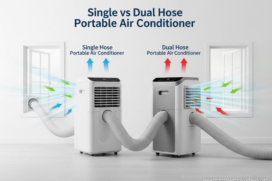 Single vs Dual Hose Portable Air Conditioner